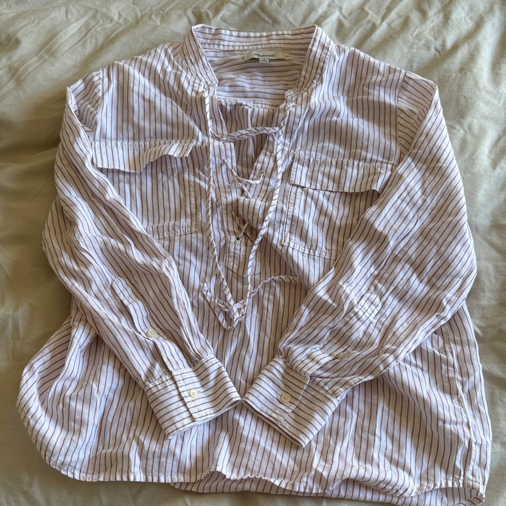 Madewell size small light cotton shirt